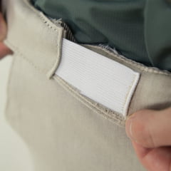 Calça sarja com elastano e ajuste elástico de cintura etiqueta Buddy  ( Referência : 0742 ) 