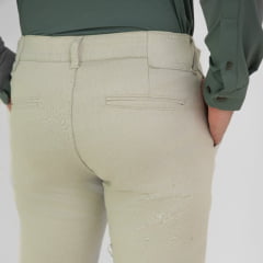 Calça sarja com elastano e ajuste elástico de cintura etiqueta Buddy  ( Referência : 0742 ) 