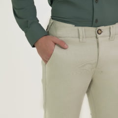 Calça sarja com elastano e ajuste elástico de cintura etiqueta Buddy  ( Referência : 0742 ) 