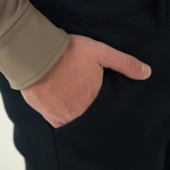 Calça sarja com elastano e ajuste elástico de cintura etiqueta Buddy  ( Referência : 0742 ) 