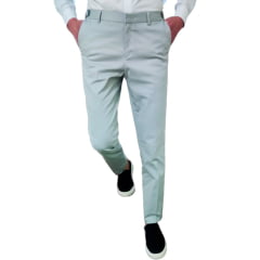 Calça sport wear slim em sarja de algodão com elastano  ( Referência ; 4470 )