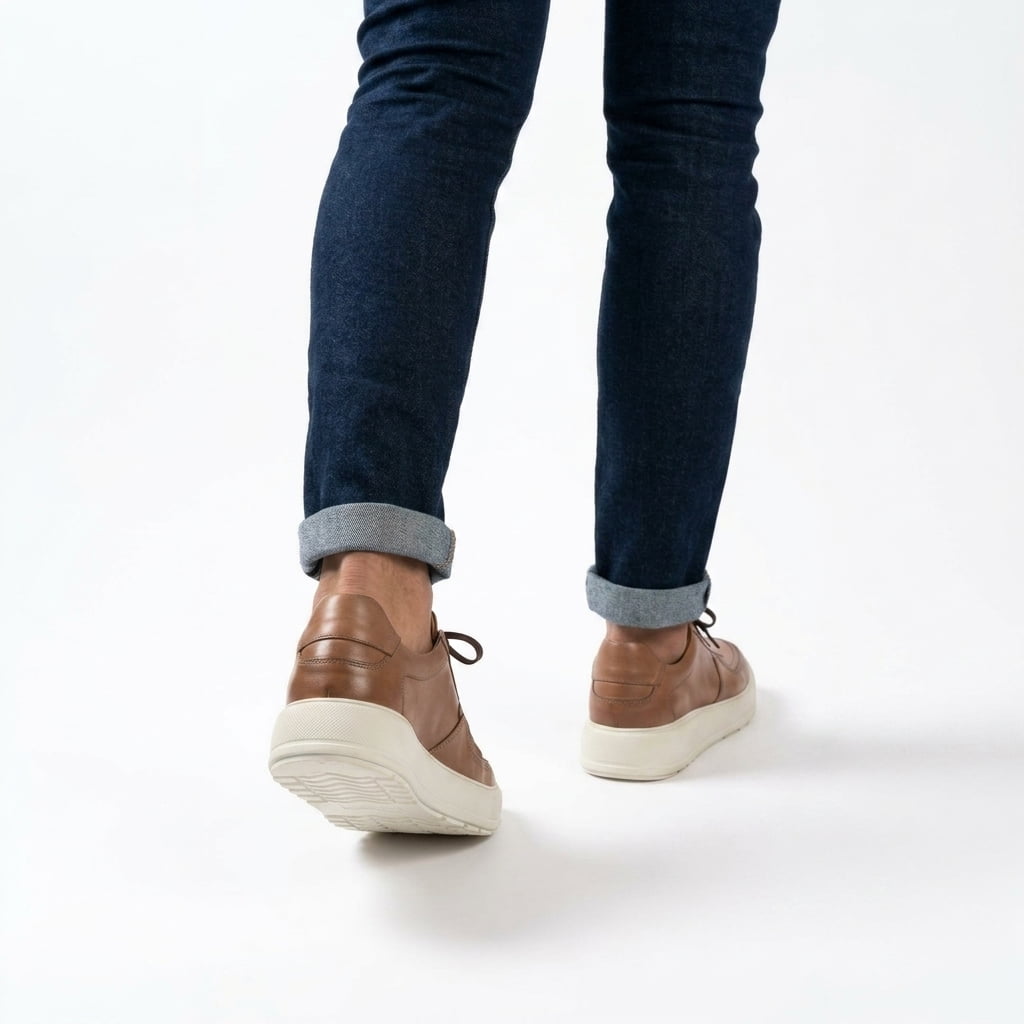 Sapato Tênis Casual Anatomic Gel Couro 2044
