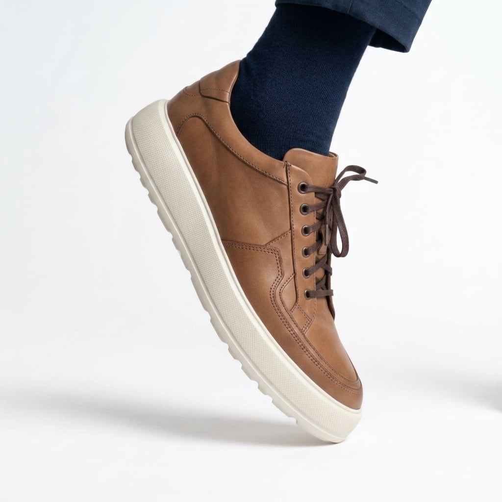 Sapato Tênis Casual Anatomic Gel Couro 2044