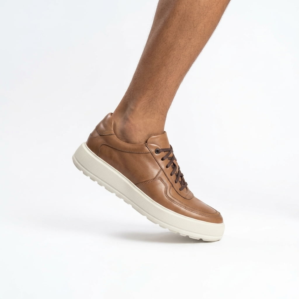 Sapato Tênis Casual Anatomic Gel Couro 2044