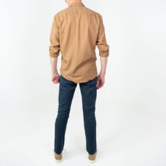 Calça de sarja de algodão slim ( Referência : 0741 )