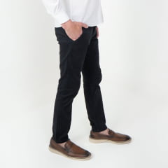 Calça de sarja de algodão slim ( Referência : 0741 )
