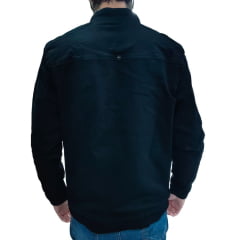 Jaqueta Bomber masculina em sarja de algodão etiqueta DETOX                                                              ( Referência : 40059 )