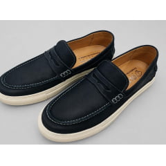 Sapato Mocassim AnatomicGel Vintage Preto ( Referência 0871 )
