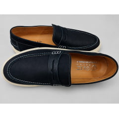 Sapato Mocassim AnatomicGel Vintage Preto ( Referência 0871 )