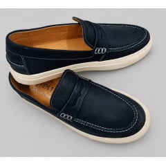 Sapato Mocassim AnatomicGel Vintage Preto ( Referência 0871 )