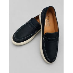 Sapato Mocassim AnatomicGel Vintage Preto ( Referência 0871 )