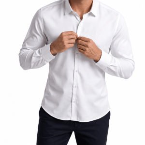 Camisa social masculina de algodão com elastano Guilherme Soul  ( Referência : 0588 )