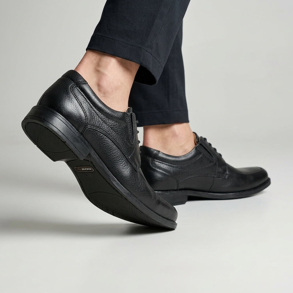 Sapato Anatomic Gel 9261 Semicromo Preto